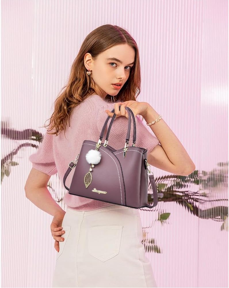 SiMYEER Purses and Handbags Top Handle Satchel Shoulder Bags Messenger Tote Bag for Ladies - Image 3